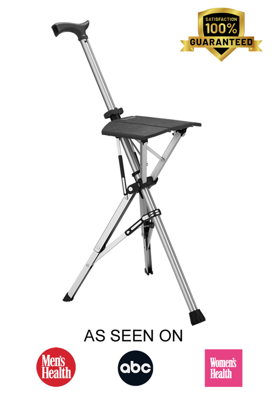 Foldable Walking Stick Chair
